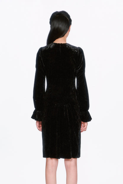 Boudoir Velvet Long Sleeve Dress