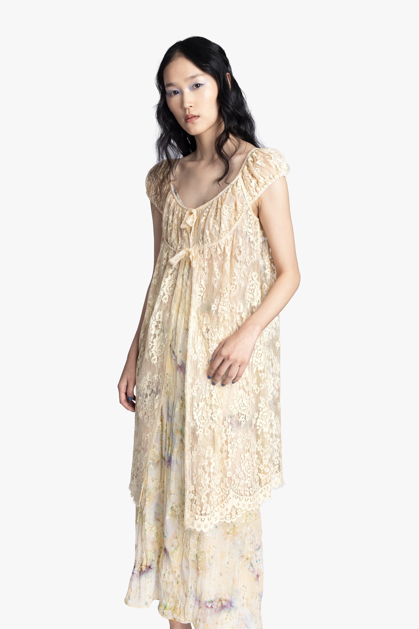 Victorian Lace Peignoir