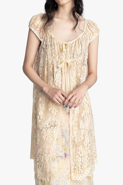 Victorian Lace Peignoir