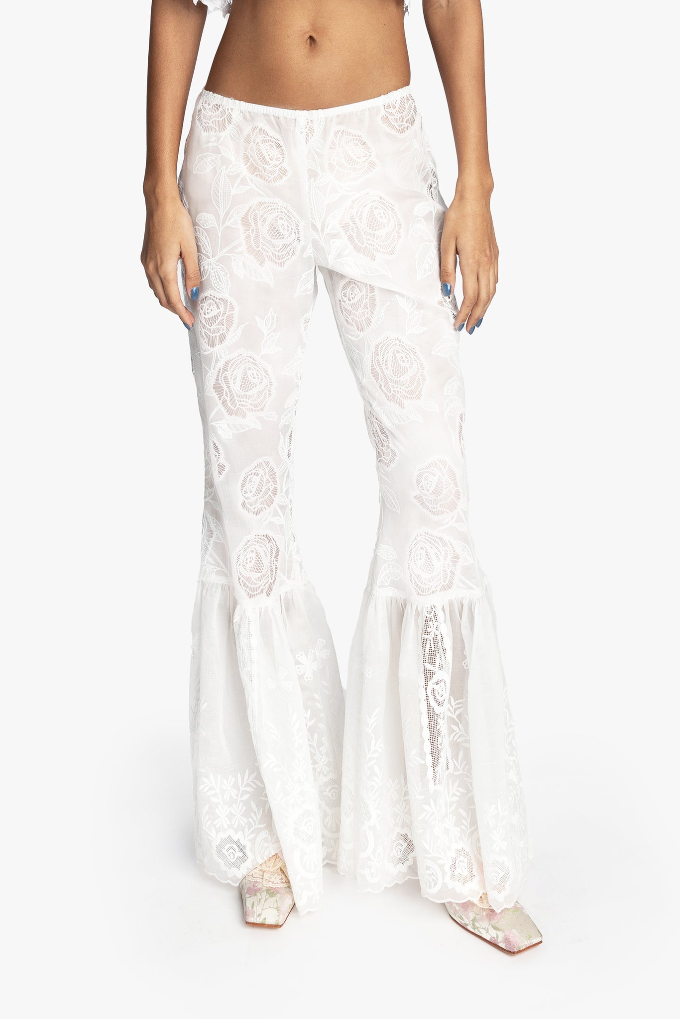 Cottage Rose Lace Pants
