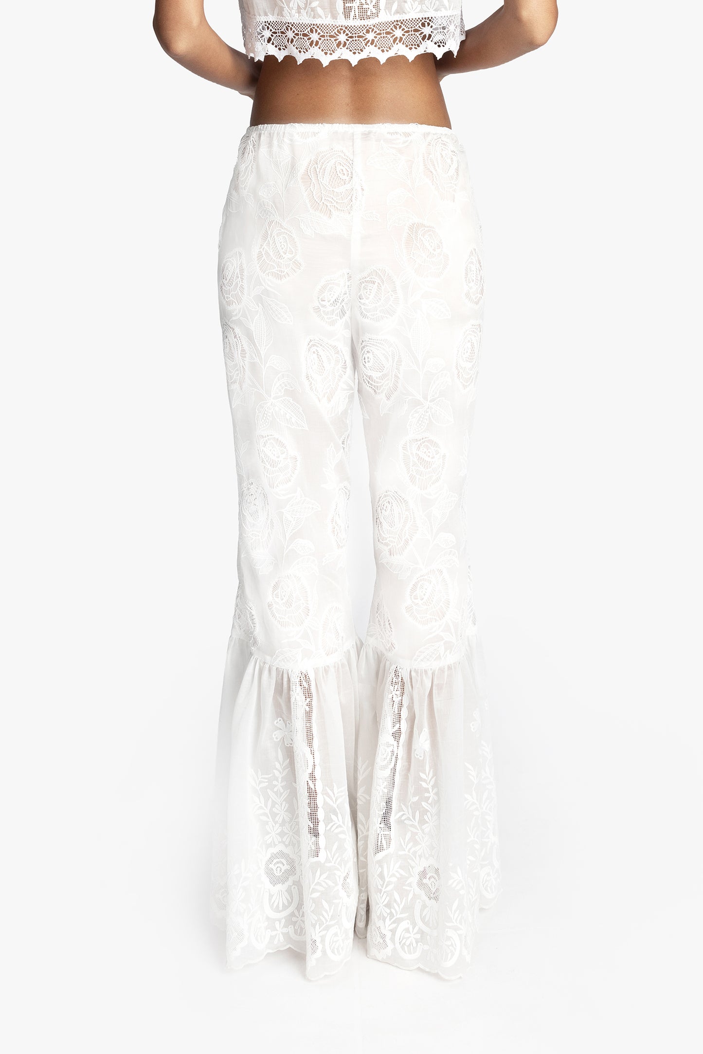 Cottage Rose Lace Pants