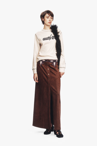 Anna Sui Thermal T-Shirt - Oatmeal