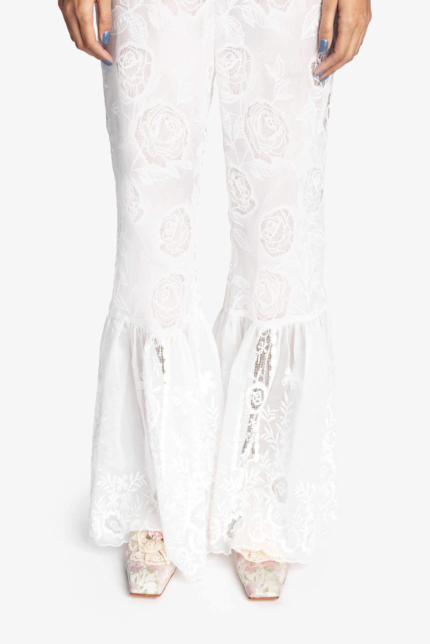 Cottage Rose Lace Pants