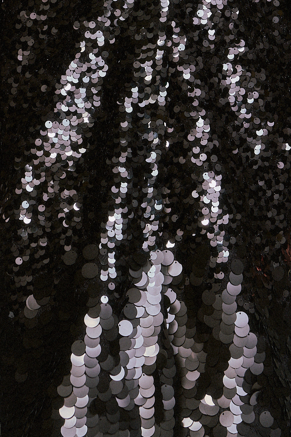 Paillettes Wool Coat