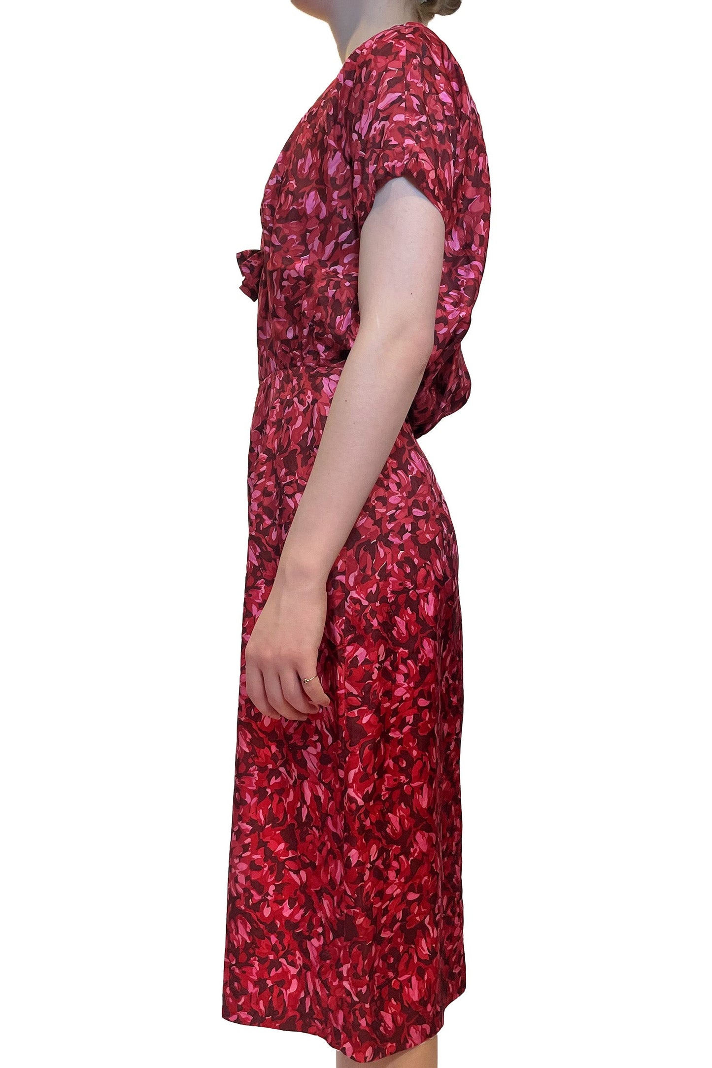 Anna Sui Vintage Spring 1995 Retro Berard Faces Dress