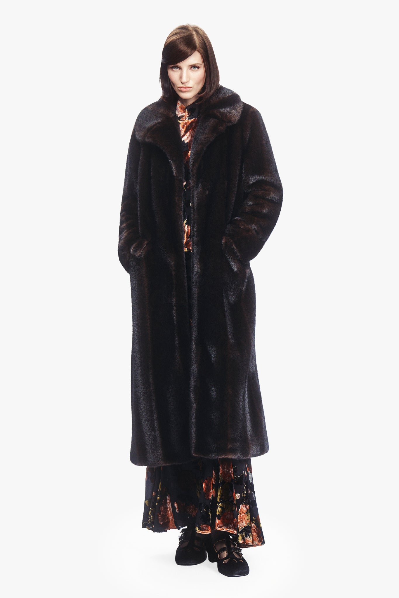 Mink Faux Fur Coat