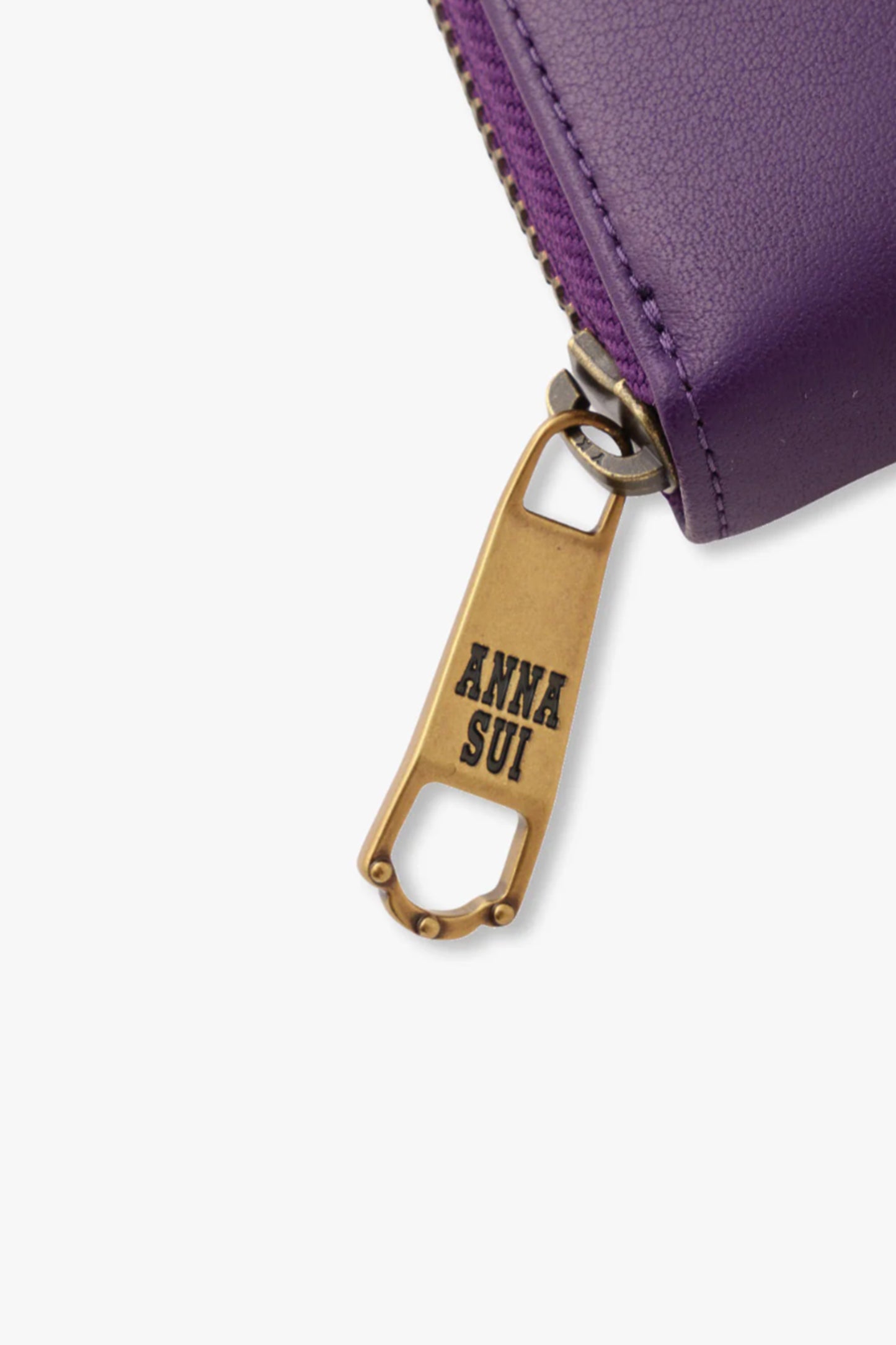 Purple Retro Button Wallet