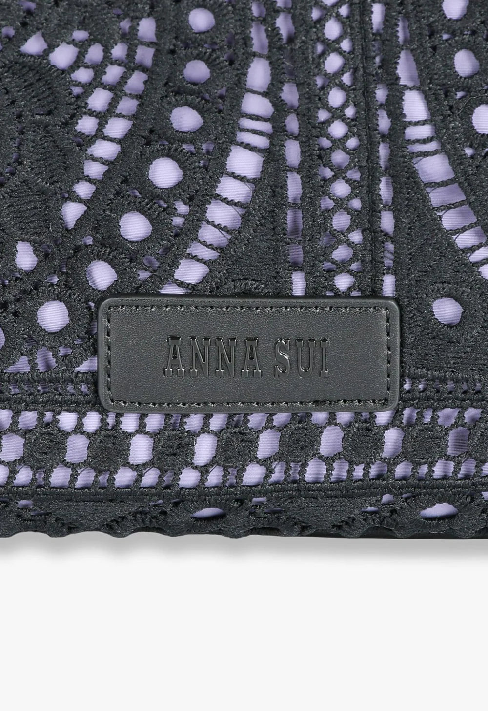 Violet Allure Lace Tote Bag