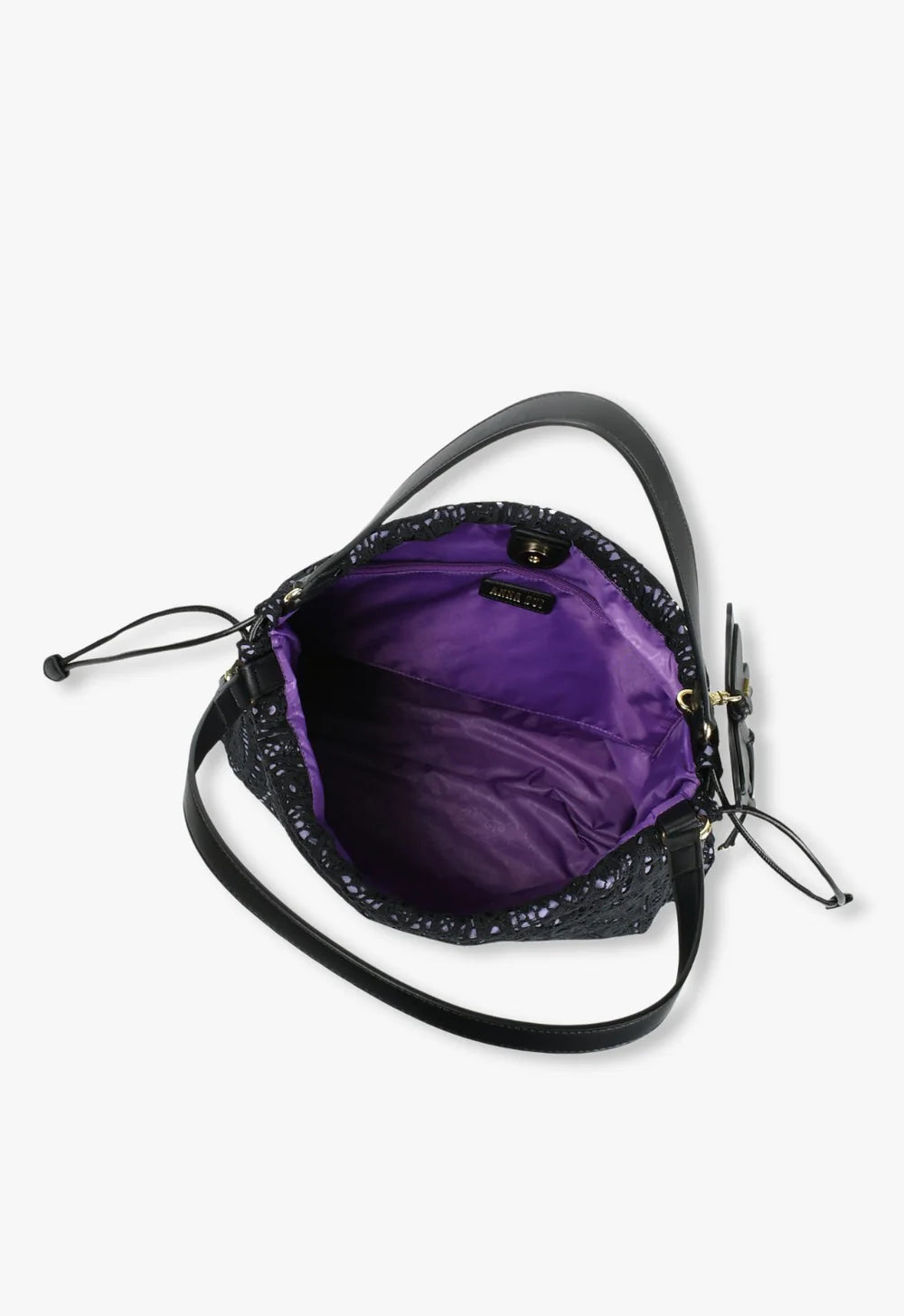 Violet Allure Lace Tote Bag
