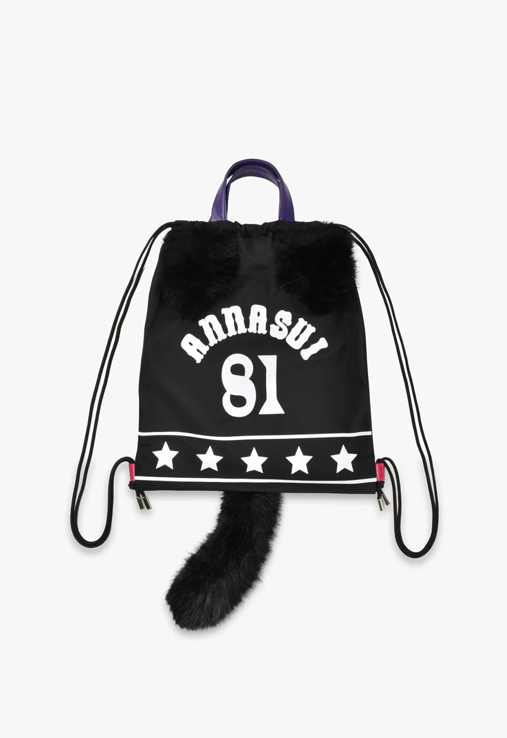 Black Cat Drawstring Bag