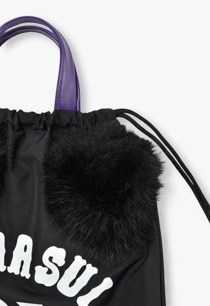 Black Cat Drawstring Bag