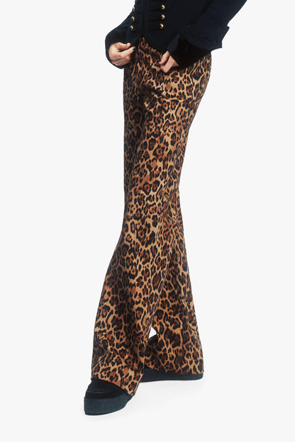Leopard Denim Jeans
