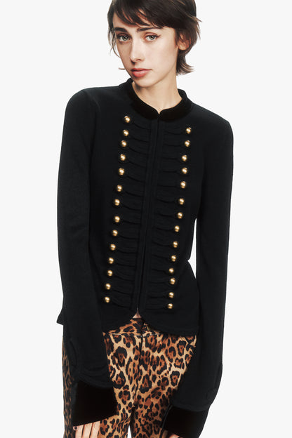 Military Cardigan Jacket