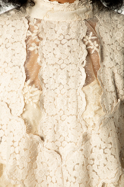 Corded Lace Combo Cape