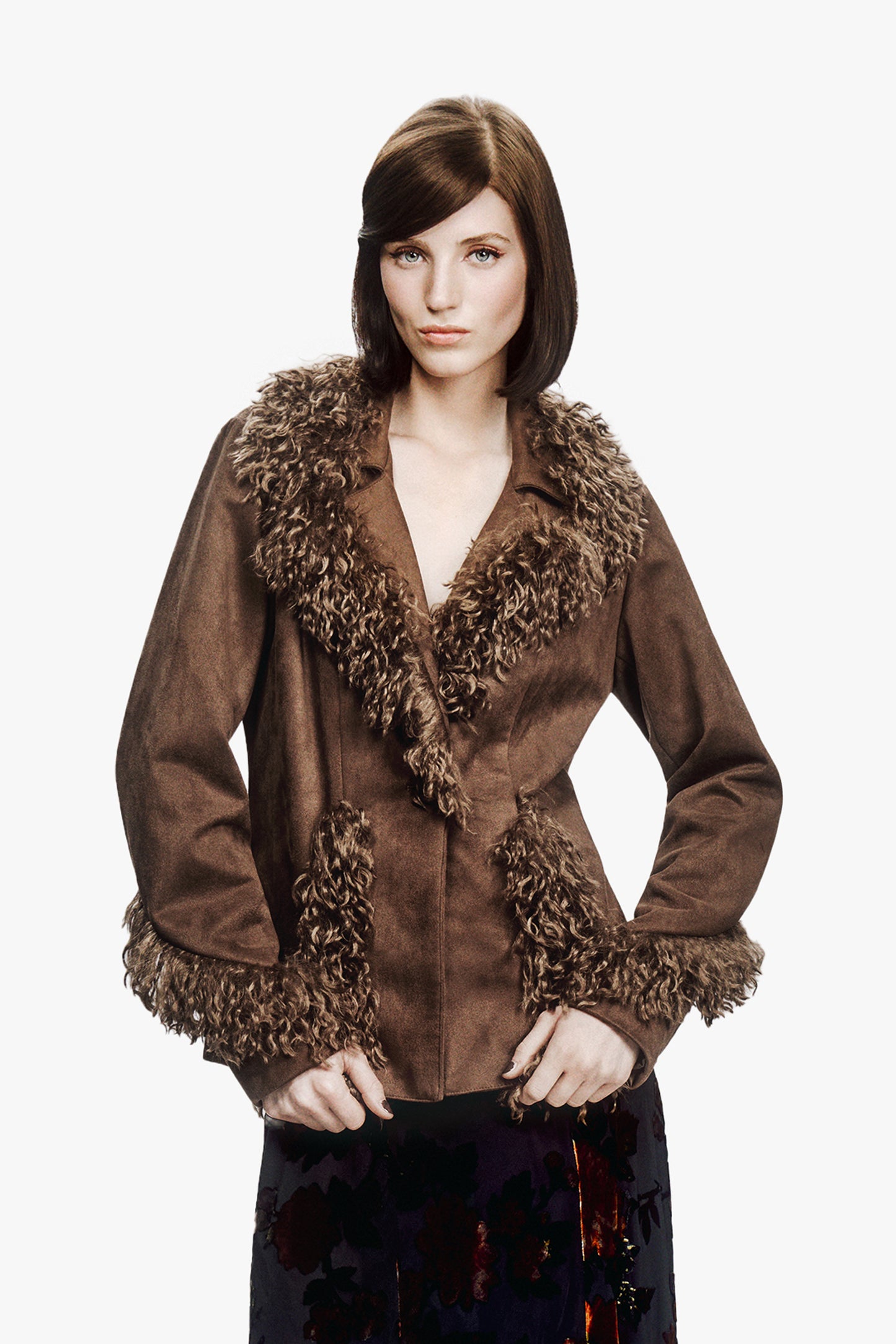Faux Suede Jacket
