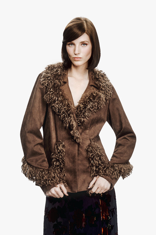 Faux Suede Jacket