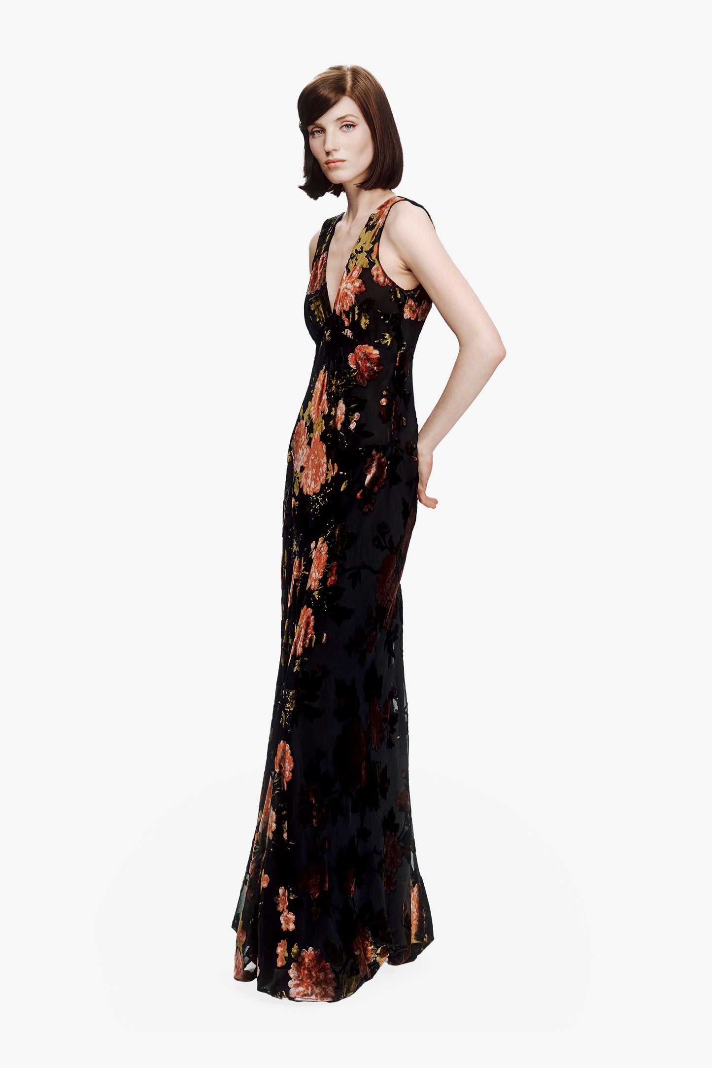 Folia Devore Maxi Dress