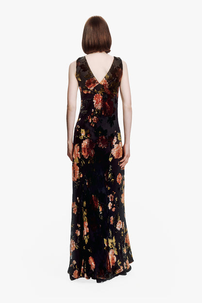 Folia Devore Maxi Dress