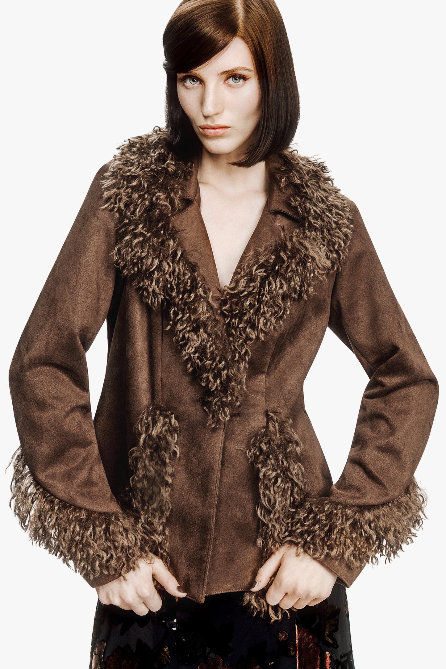Faux Suede Jacket
