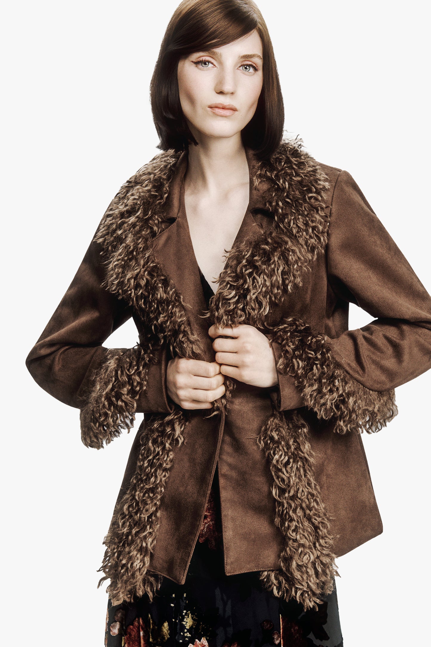 Faux Suede Jacket