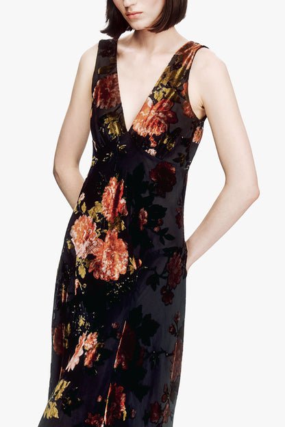 Folia Devore Maxi Dress