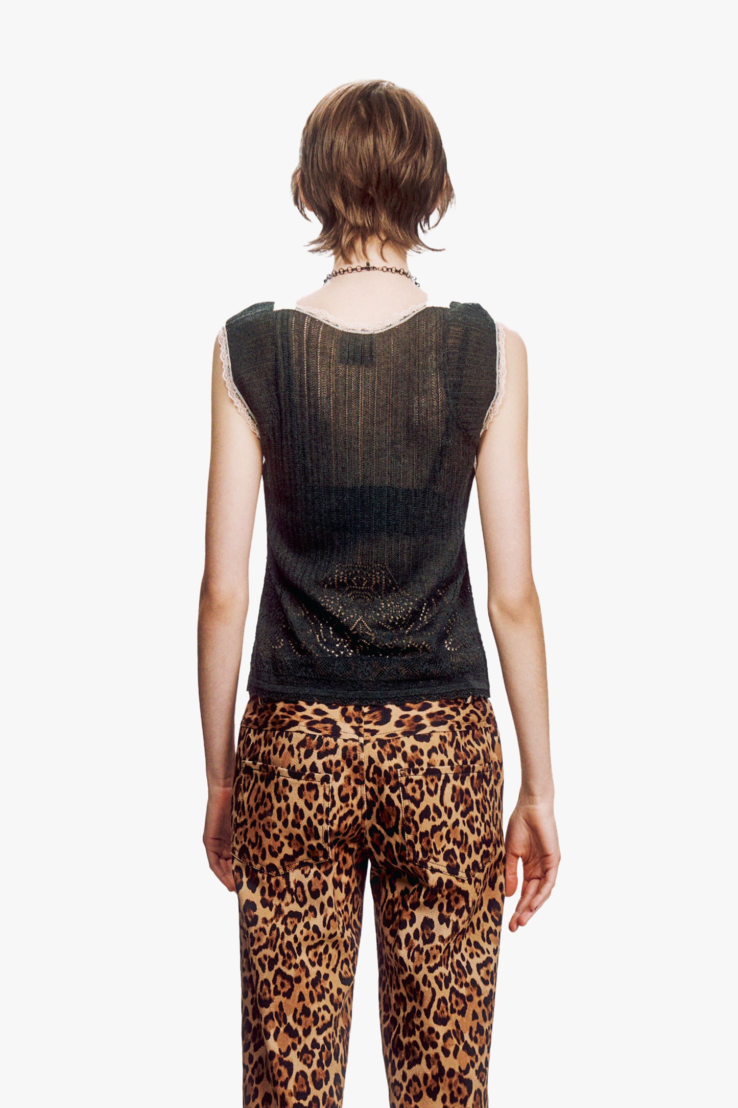 Lingerie Lace Knit Camisole