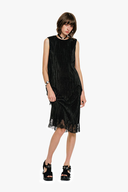 Plissé Sleeveless Top