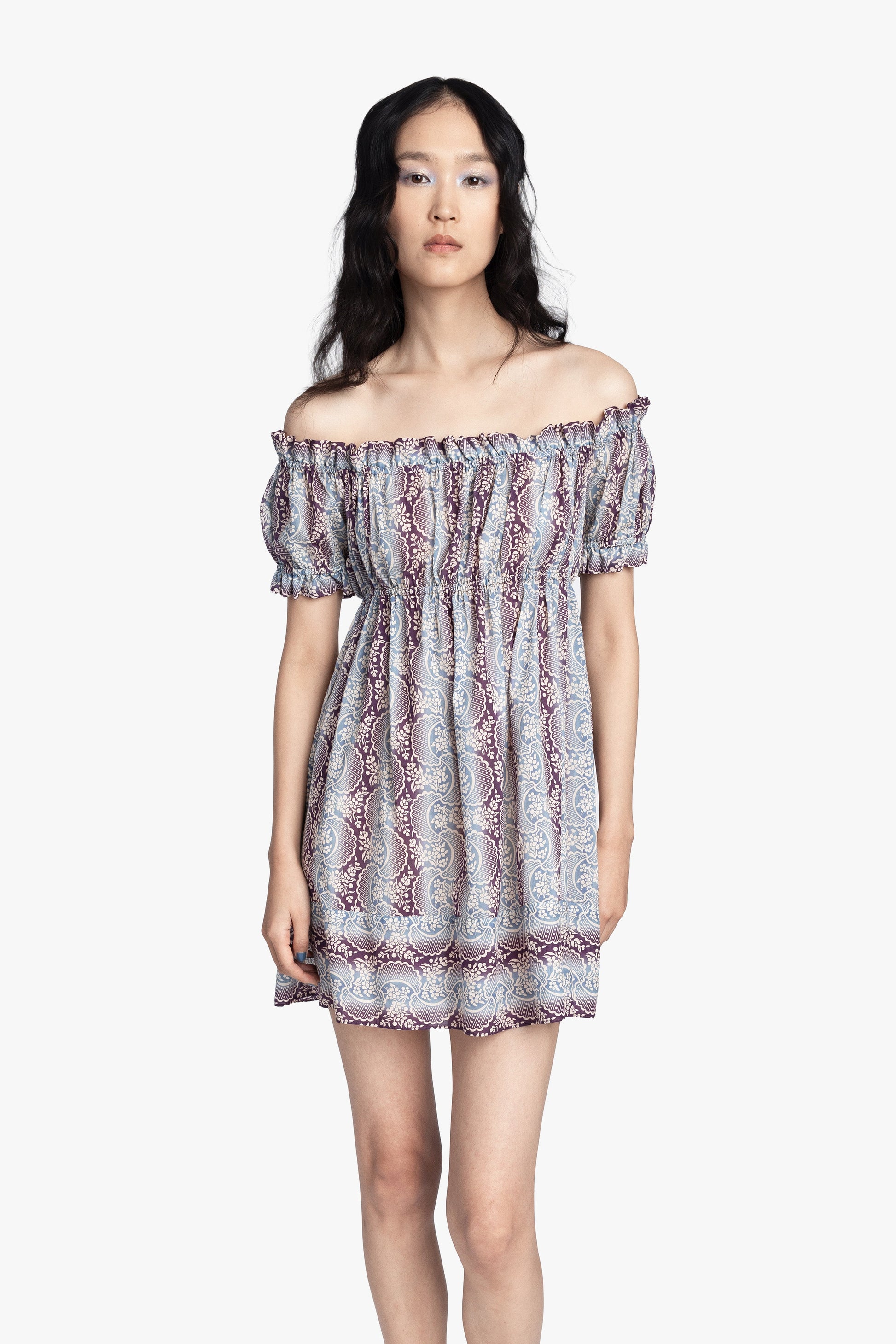 Ombre Ribbons Cotton Dress – Anna Sui