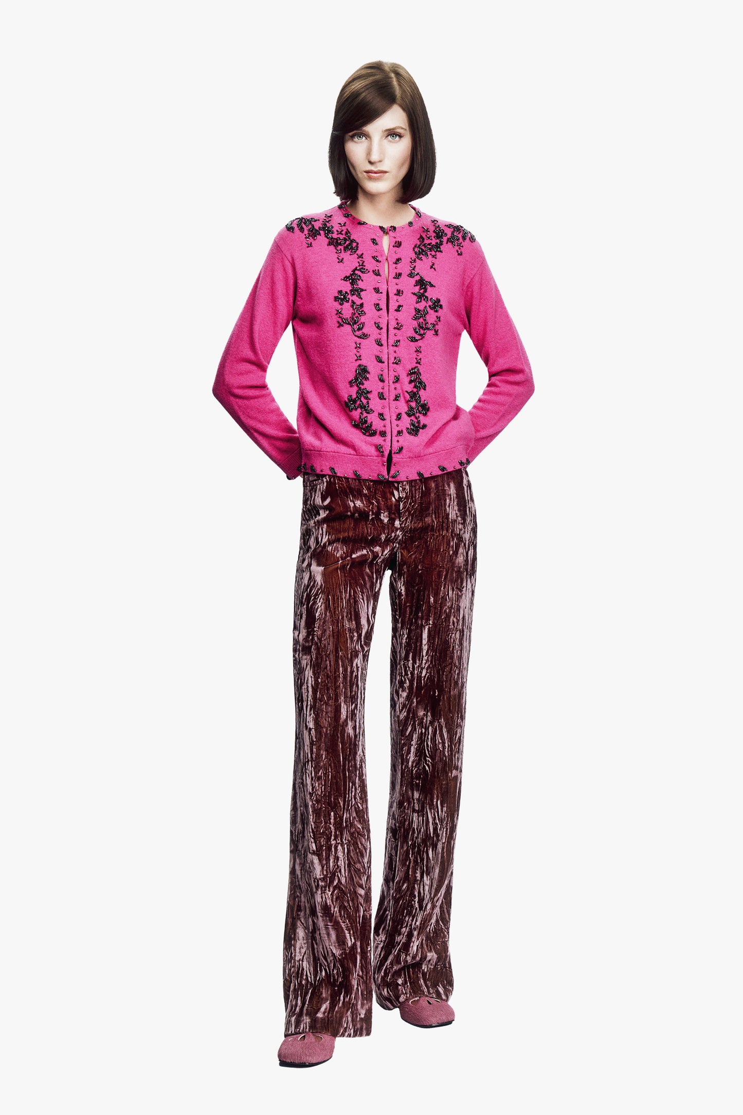 Beaded Knit Cardigan