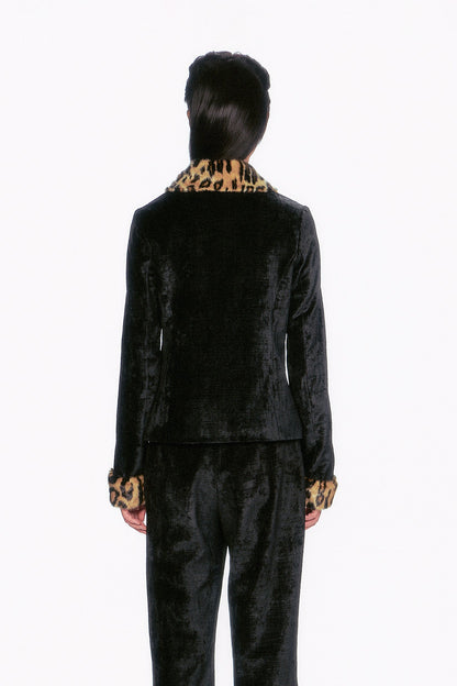 Perfect for layering from the back, it effortlessly adds a touch of sophistication and flair to any outfit.