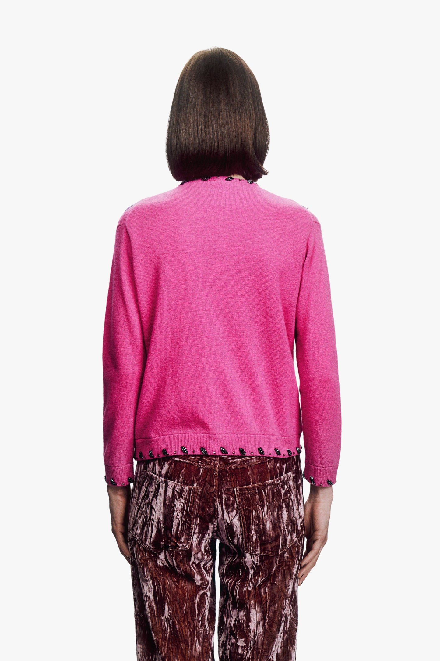 Beaded Knit Cardigan