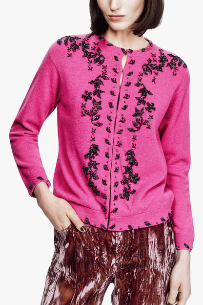 Beaded Knit Cardigan