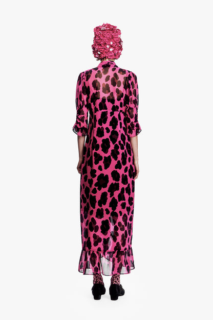 Jewel Jaguar Chiffon Dress