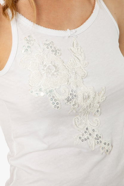 Embellished Floral Deco Camisole