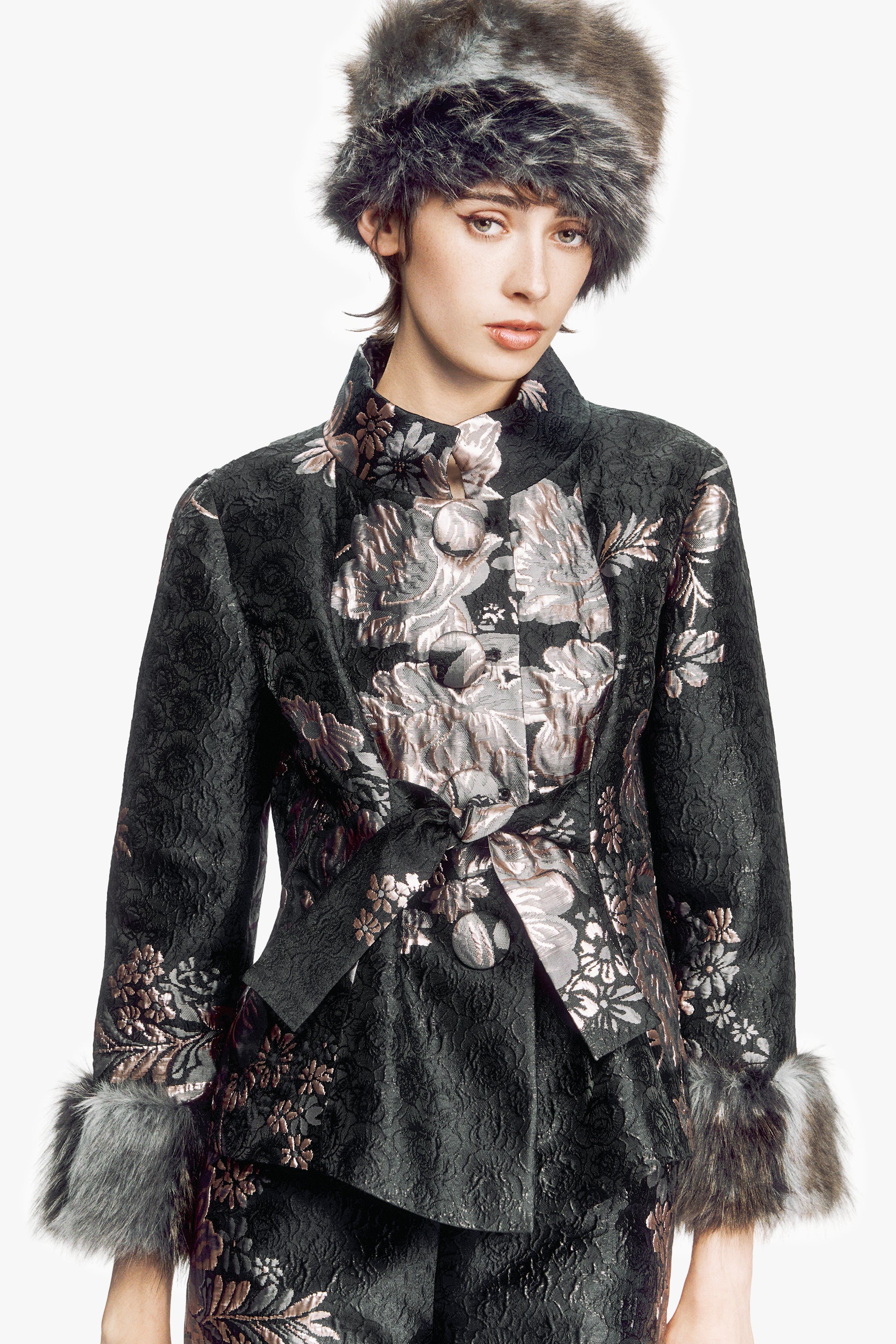 Arcadia Brocade Jacket – Anna Sui
