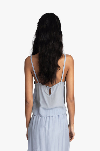 Nouveau Satin Applique Camisole