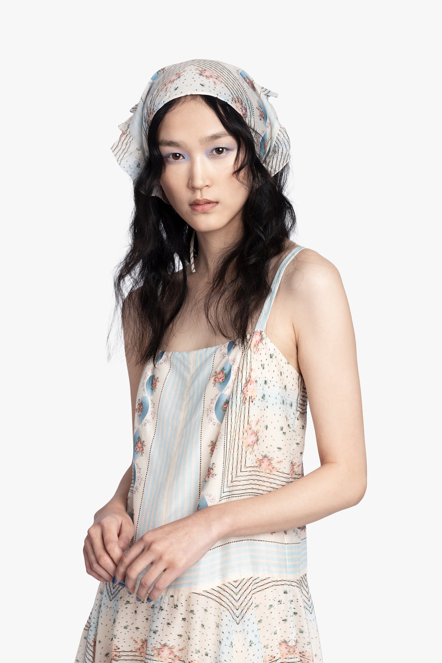 Heritage Scarf Print Chiffon Bandana