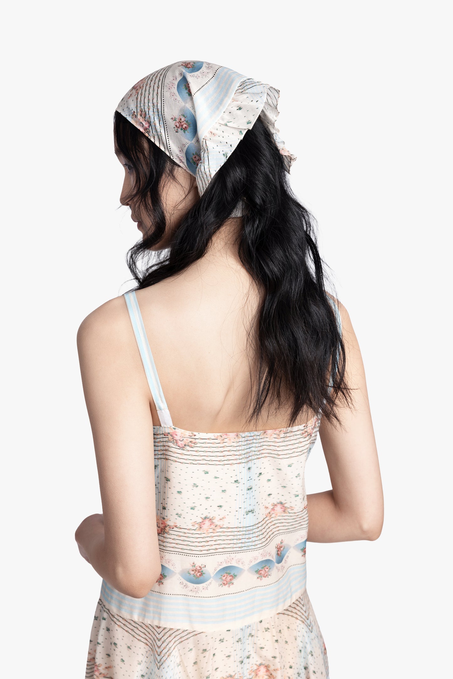 Heritage Scarf Print Chiffon Bandana
