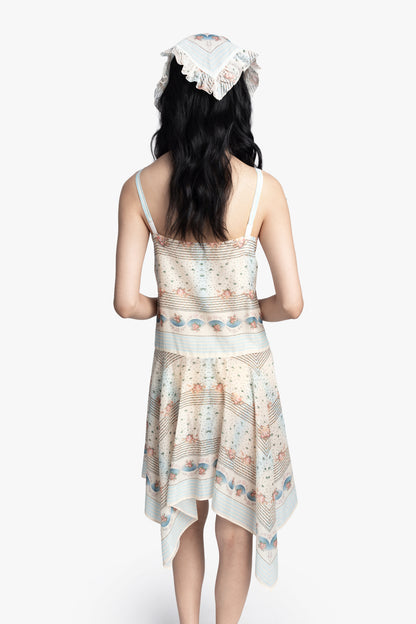 Heritage Scarf Print Dress