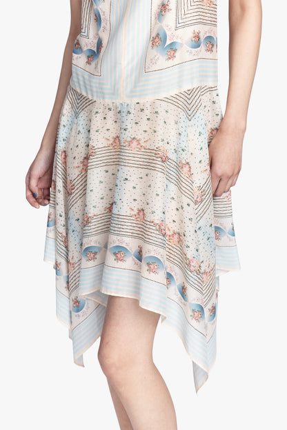 Heritage Scarf Print Dress