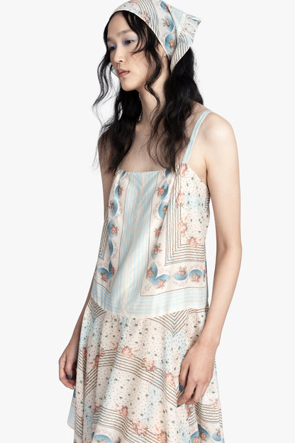 Heritage Scarf Print Dress