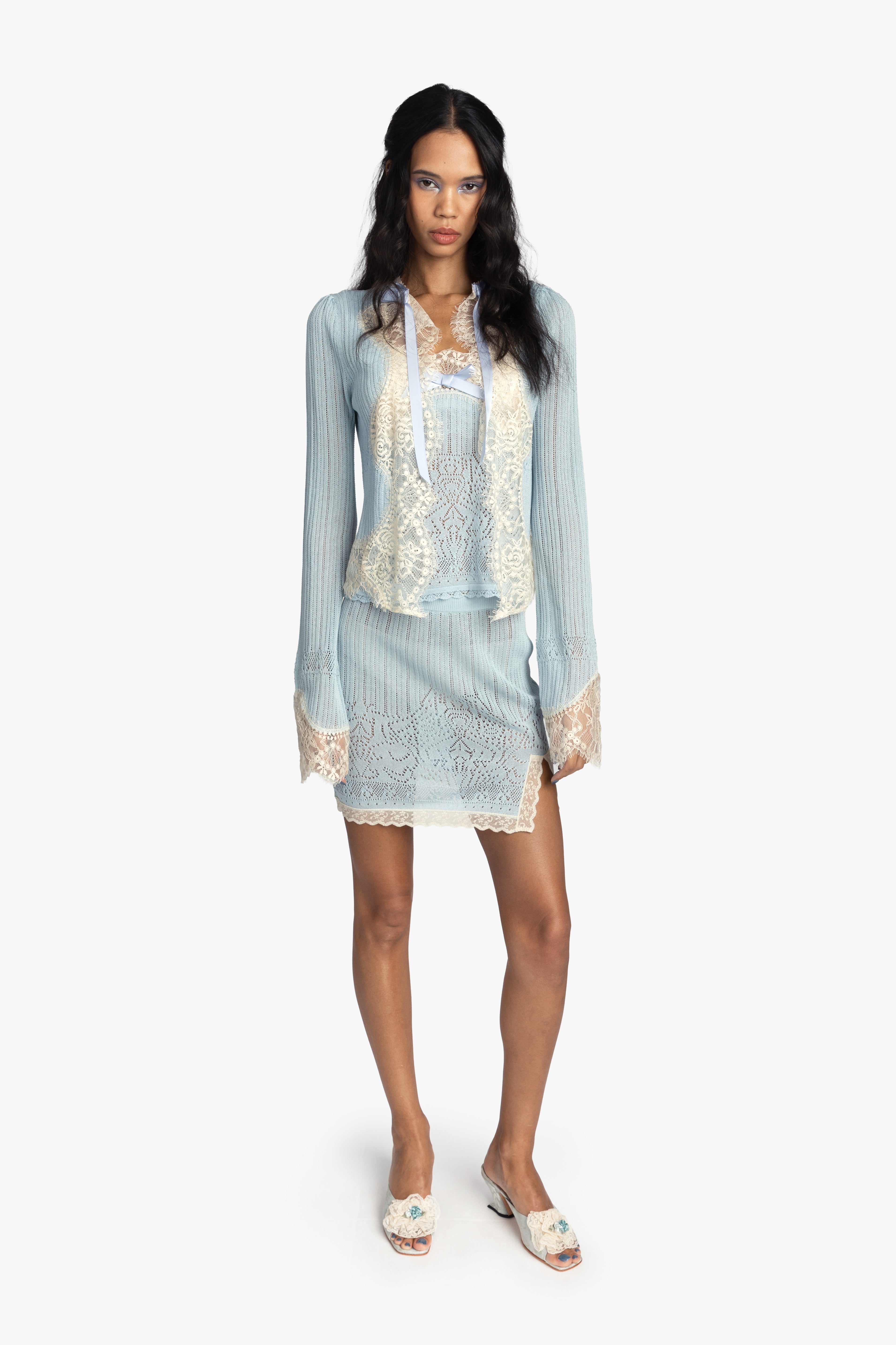 ANNA SUI【新品】FAIRYTALE TRIM CARDIGAN Mサイズ Quintessential Cardigan Using Rowan Felted Tweed – Churchmouse