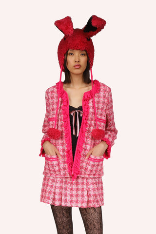 Snakeskin Sequin & Lace Dress <br> Ruby Multi