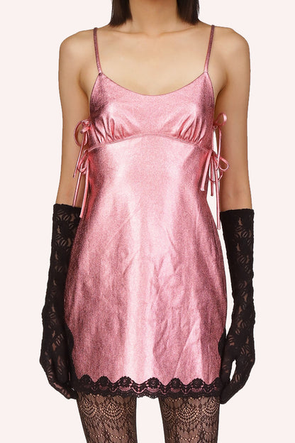 Metallic Faux Leather Mini Dress Anna Sui Metallic Faux Leather Mini Dress Anna Sui