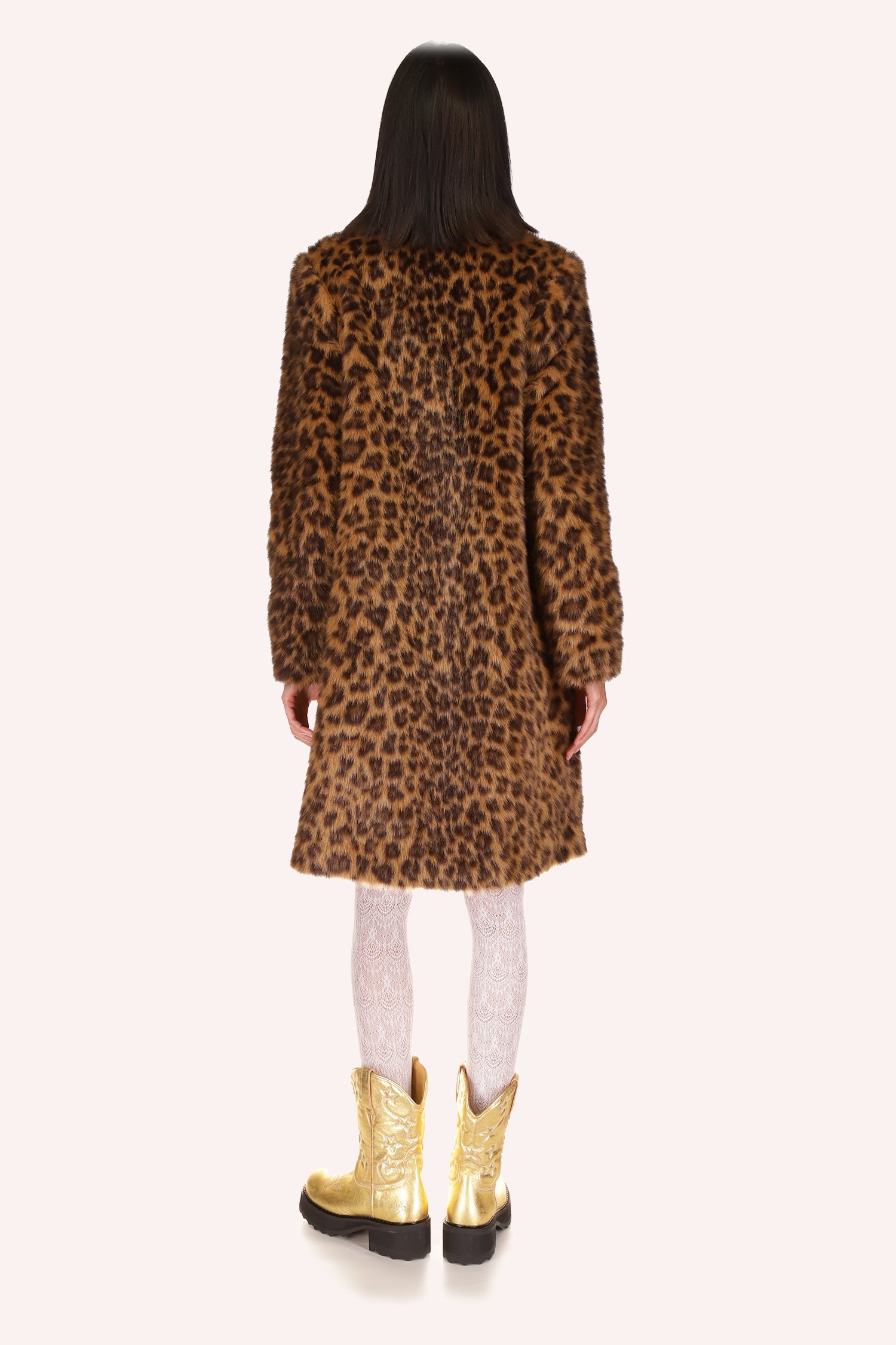 nna SuiThe Anna Sui Leopard Double Breasted Coat, stylish, durable coat that is perfect for adding some animal print to your outfits