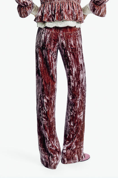 Crushed Velvet Pants