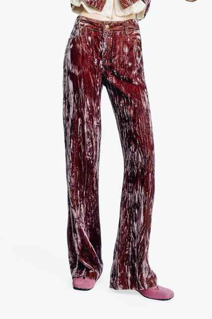 Crushed Velvet Pants