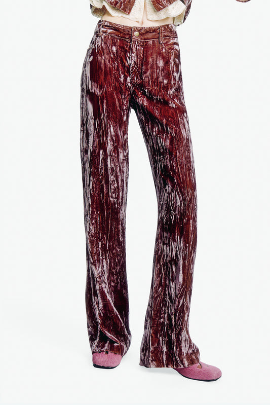 Crushed Velvet Pants