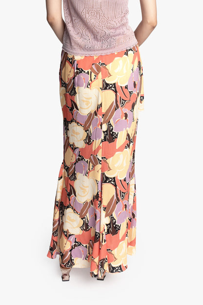 Desert Bloom Crepe Skirt