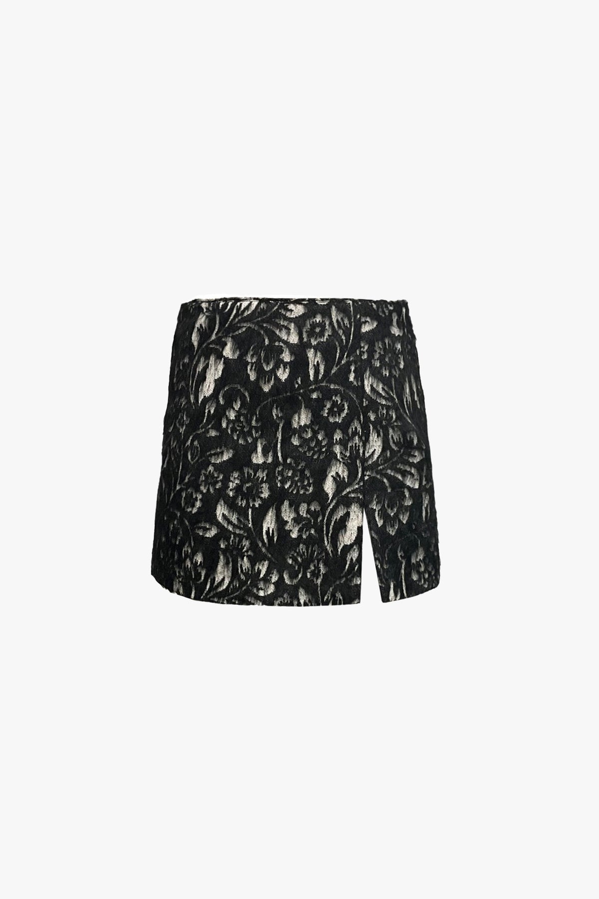 Brushed Wallpaper Jacquard Mini Skirt- Sample